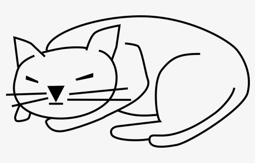 Transparent Sleeping Cat Png - Sleeping Cat Clip Art, Png Download, Free Download