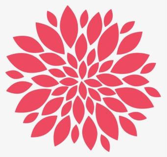 Transparent Floral Circle Png - Flower Silhouette Png, Png Download, Free Download