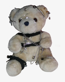 #goth #cyber #cybergoth #edgy #aesthetic #teddy Bear - Goth Grunge Aesthetic Png, Transparent Png, Free Download