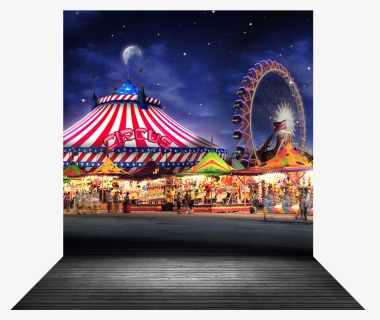 Transparent Circus Banner Png - Ferris Wheel, Png Download, Free Download