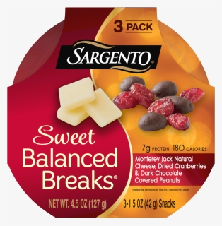 Sargento® Sweet Balanced Breaks®, Monterey Jack Natural - Sargento Sweet Balanced Breaks, HD Png Download, Free Download