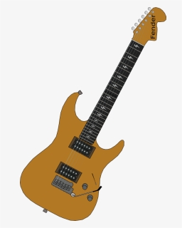 Guitar - Electric Guitar Art Vector Free, HD Png Download, Free Download