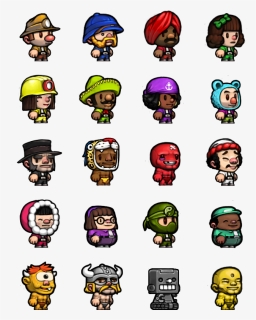 Spelunky Playable Characters, HD Png Download, Free Download
