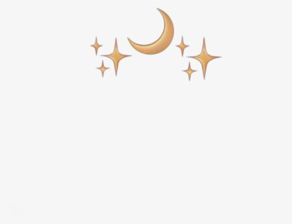 #stars #moon #halo #crown #iphoneemoji #soft #softedit - Calligraphy, HD Png Download, Free Download