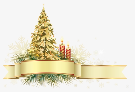 Merry Christmas Banner Png, Transparent Png, Free Download