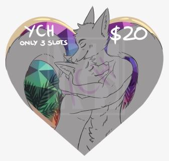 $20 Usd Ych San Valentin - Cartoon, HD Png Download, Free Download