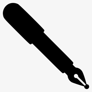 Fountain Pen - Rubber Spatula Clipart Black And White, HD Png Download, Free Download