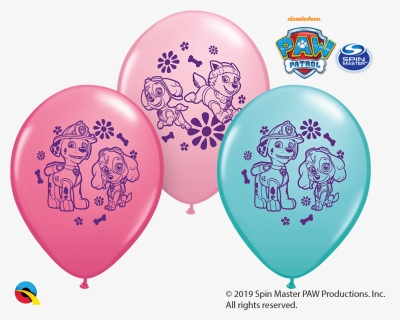 Pioneer Latex Balloons 6 Ct - Paw Patrol, HD Png Download, Free Download