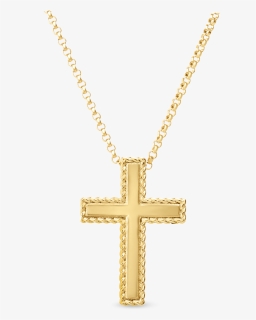 Gold Chain Cross Png - Pendant, Transparent Png, Free Download