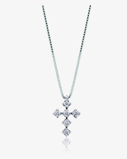 Cross Necklace Mirco Visconti With Diamonds - Jewelry Cross Necklace, HD Png Download, Free Download