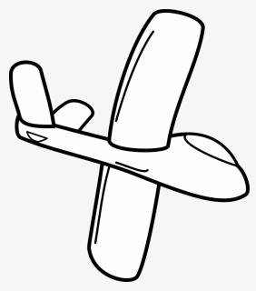 Cartoon Glider Bottom Side - Imagens Com Fundo Preto E Aviao, HD Png Download, Free Download
