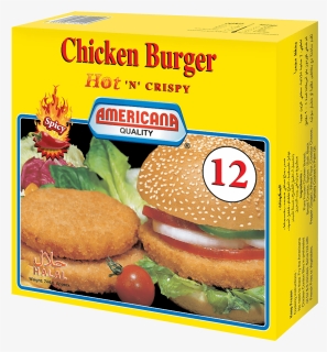 Americana Chicken Burger Hot & Spicy, HD Png Download, Free Download