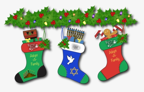 Adptfamily2@2x - Christmas Stocking, HD Png Download, Free Download