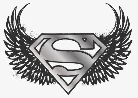 Superman Dirty Wings Men"s Tall Fit T-shirt - Superman, HD Png Download, Free Download