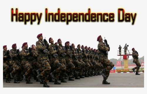Happy Independence Day Png , Png Download - Independence Day With Army, Transparent Png, Free Download