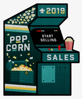 Bsa Popcorn Patch 2019 Final Mockup - Illustration, HD Png Download, Free Download