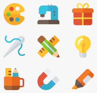 Crafting Icon - Handmade Icon Vector Png, Transparent Png, Free Download