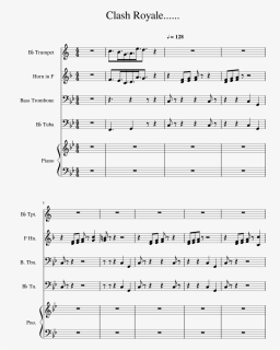 - Clash Royale Piano Sheet Music Clipart , Png Download - Fire Force Veil Sheet Music, Transparent Png, Free Download