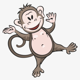 Kisspng Monkey Hippopotamus Rhinoceros Clip Art Cute - Clip Art, Transparent Png, Free Download