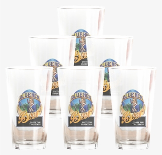 Blue Hen Beer Pint Glasses - Pint Glass, HD Png Download, Free Download