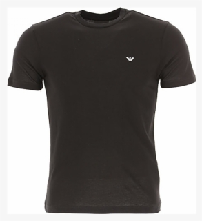 Emporio Armani Double Pack Basic T-shirts In Black - Ep01 T Shirt, HD ...