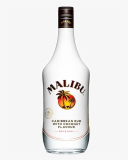 Malibu Rum 1 Ltr - Malibu Coconut Rum, HD Png Download, Free Download