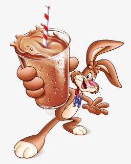 Chocolate Nesquik Breakfast Food - Chocolate Milk Nesquik Bunny, HD Png Download, Free Download