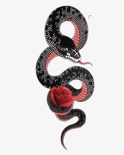 #snake #bad #creepy #blood #dark #black #satanic #666 - Traditional Black Mamba Tattoo, HD Png Download, Free Download
