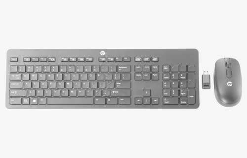 Hp Slim Wireless Keyboard And Mouse , Png Download - Hp Slim Wireless Keyboard And Mouse, Transparent Png, Free Download