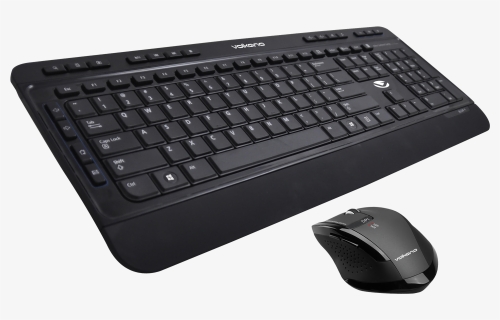 Volkanox Graphite Series Wireless Keyboard And Mouse, HD Png Download, Free Download
