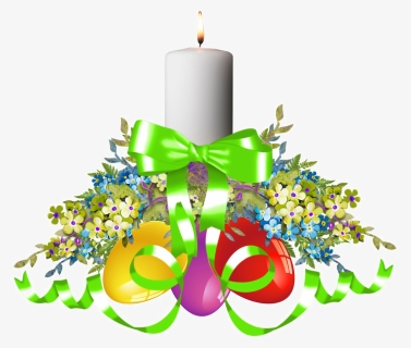 Ornament Tree Day Lighting Greetings Easter Christmas - Candle Easter Transparent, HD Png Download, Free Download