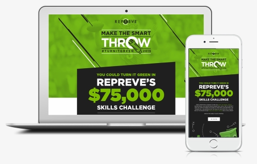 Make The Smart Throw Sweepstakes Microsite - Gadget, HD Png Download, Free Download