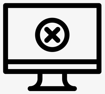 Computer Denied Rubber Stamp - Time Monitor Icon, HD Png Download, Free Download