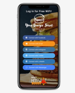 Your Burger Joint Phone Login-min - Mobile Phone, HD Png Download, Free Download