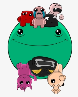 Isaac, Meat Boy, Ash, Gish, Bumbo, Aether, Mew Genics - Cartoon, HD Png Download, Free Download