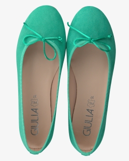 Green Giulia Ballet Pumps G - Flip-flops, HD Png Download, Free Download