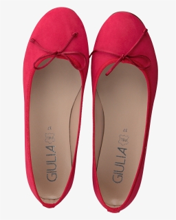 Red Giulia Ballet Pumps G - Flip-flops, HD Png Download, Free Download