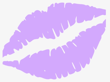 Transparent Kiss Mark Clipart - Purple Lips Clip Art, HD Png Download, Free Download