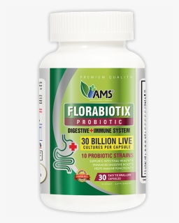 Ams Florabiotix Probiotic 30 Caps, HD Png Download, Free Download