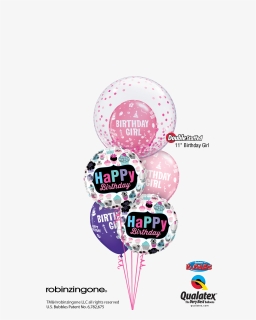 Cupcakes For The Birthday Girl At London Helium Balloons - Qualatex, HD Png Download, Free Download