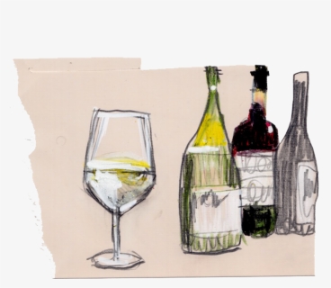 Bottles Glass 1 - Wine Bottle, HD Png Download, Free Download