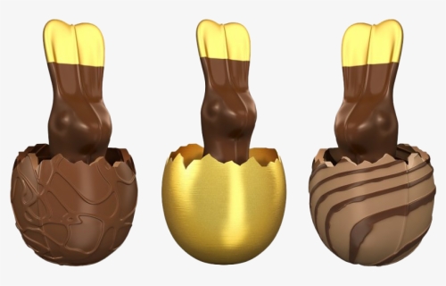 Broken Easter Egg Chocolate Png File - Bunny Easter Easter Egg Png Free, Transparent Png, Free Download