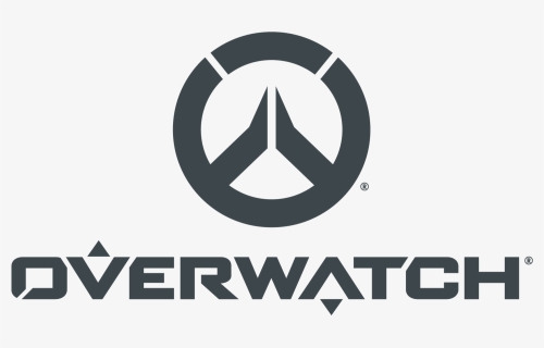 Ow Logo Full Gray 1color - Overwatch, HD Png Download, Free Download