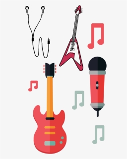 Guitar Clipart Microphone, HD Png Download, Free Download