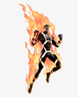 Marvel Avengers Alliance Human Torch, HD Png Download, Free Download