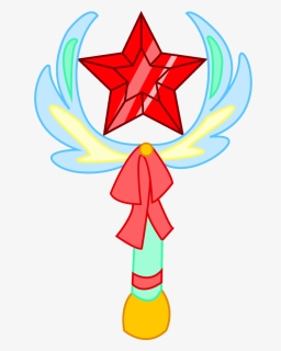 Butterfly Wand By Xxfrostflare Red Star Communism Hd Png Download Kindpng - star butterfly wand roblox