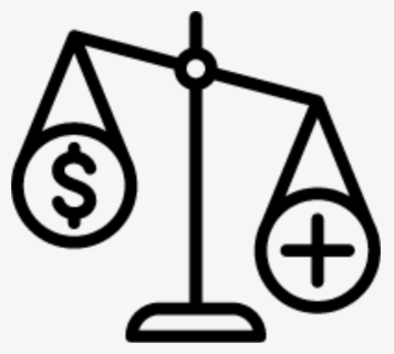 Uneven Scale Flat Icon - Scale Money Icon Png, Transparent Png, Free Download
