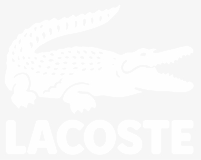 Lacoste Logo Black And White - Johns Hopkins Logo White, HD Png Download, Free Download