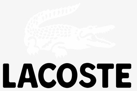 Lacoste Logo Black And White - Lacoste Logo Svg, HD Png Download, Free Download