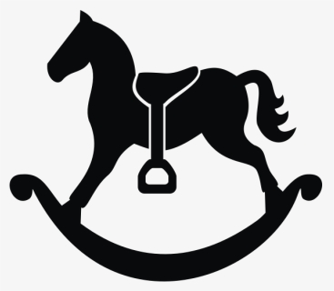 Rocking Horse Rubber Stamp - Rocking Horse Vector Logo, HD Png Download, Free Download